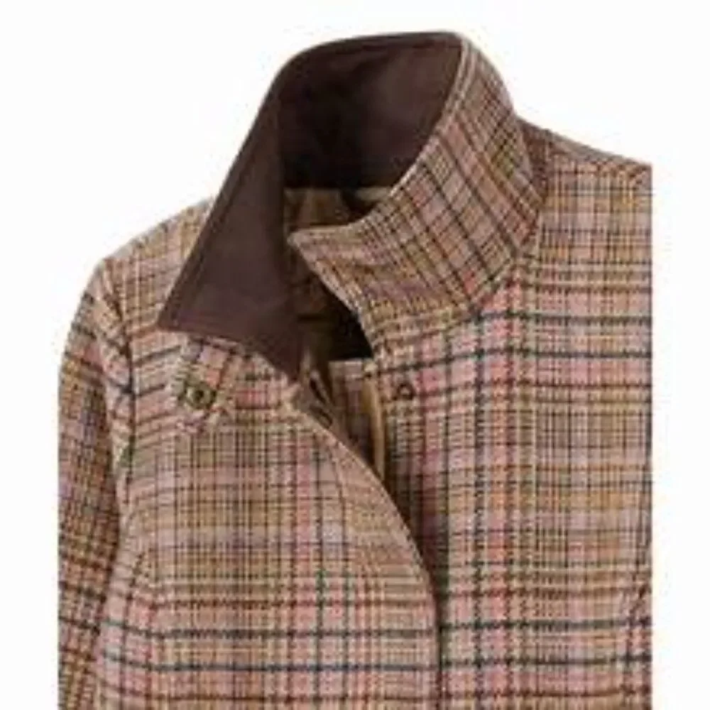 Joules Fieldcoat pink tweed jacket - Picture 5 of 9